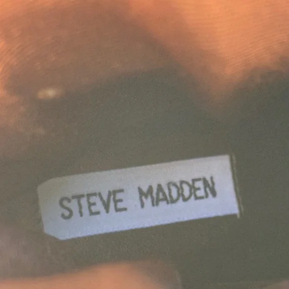 Steve Madden Saddle Green Leather Slouchy Western Cowboy Boots Womens 9B Brazil - Picture 6 of 13